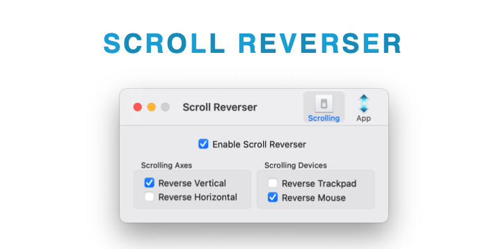 SCROLL REVERSER