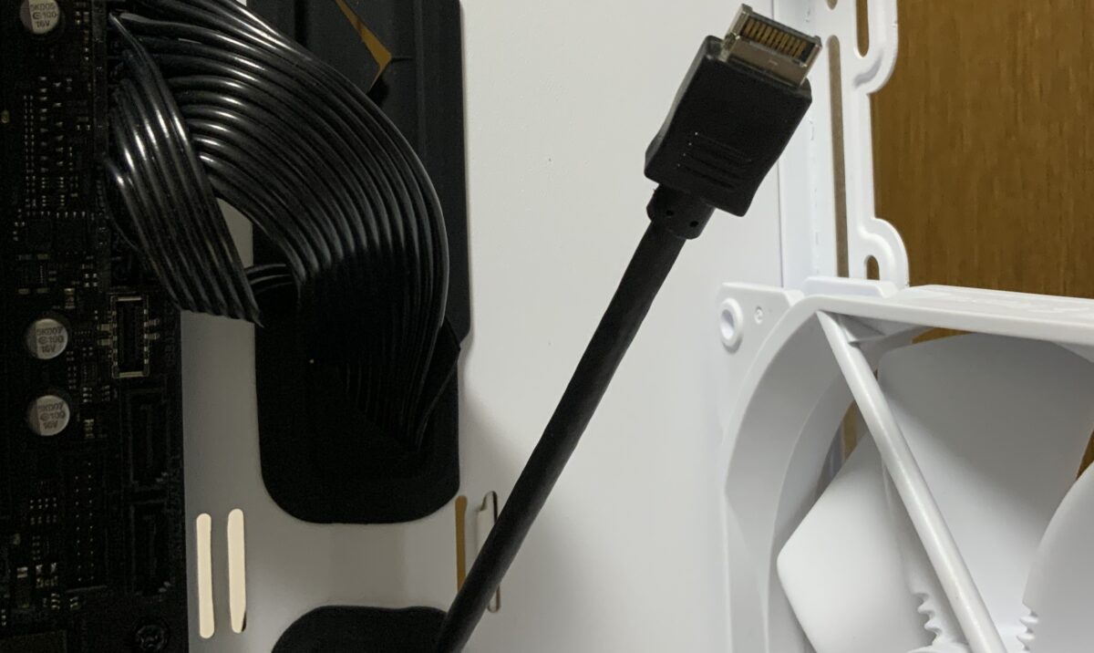 自作PCの配線整理 13