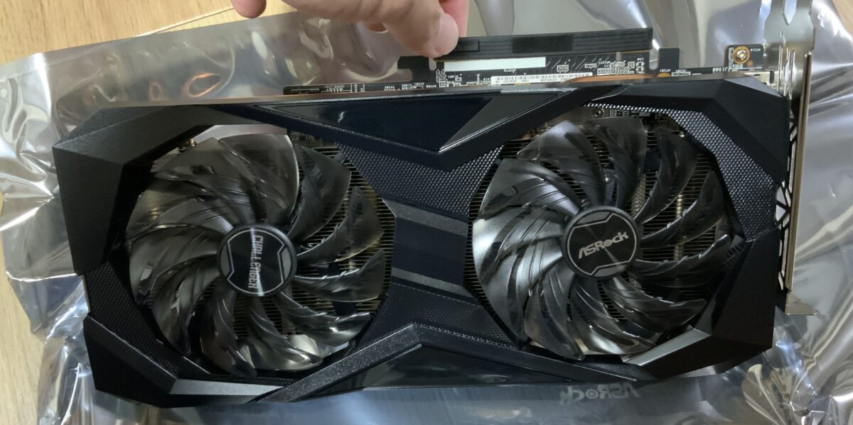 RADEON RX 6650XT Challenger D 8GB OCの取り出し