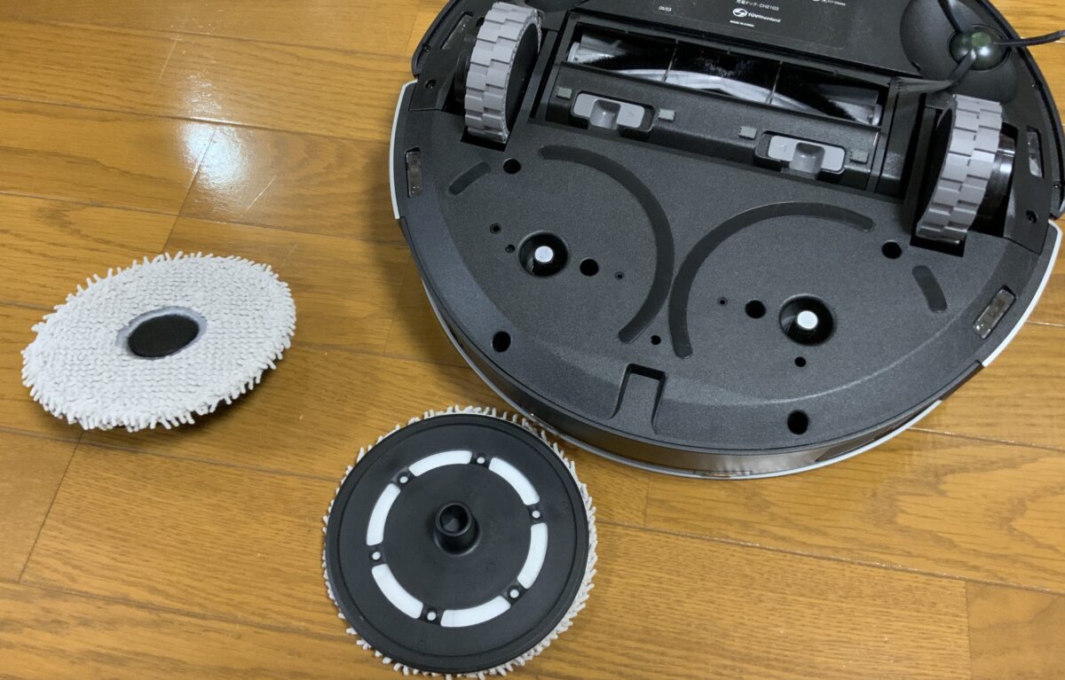ECOVACS DEEBOT X1 OMNI モップ取り付け前