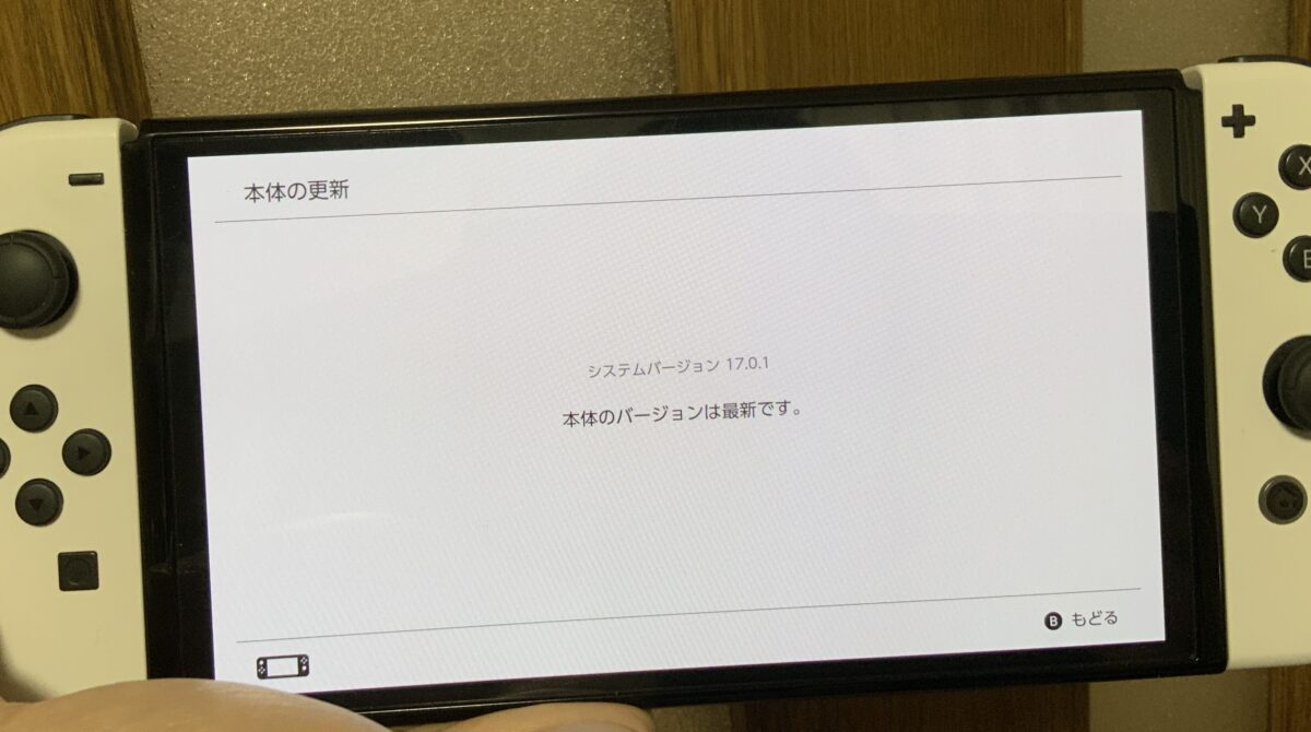 スイッチのバージョン