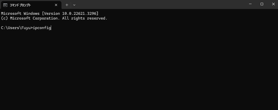 ipconfig